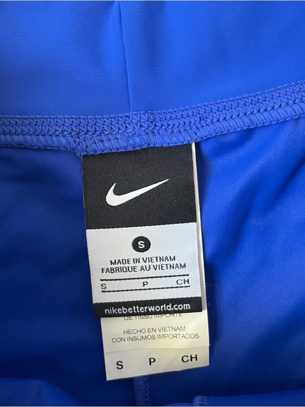 Girls Nike Swim Shorts Small Blue Outdoor Summer Sporty